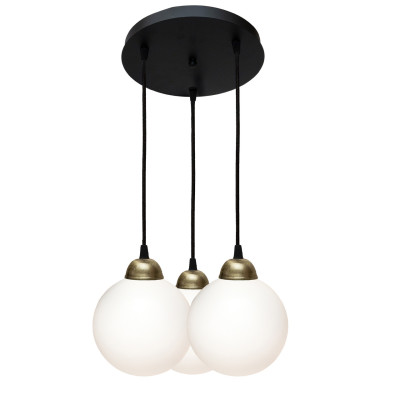 Світильник підвісний MSK Electric Luna Е27 PL 2026-3R BK 1000 мм Чорний (622661) Світильник підвісний MSK Electric Luna Е27 PL 2026-3R BK 1000 мм Чорний (622661)