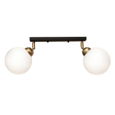 Светильник потолочный MSK Electric Luna E27 PL 20261-2 BK 400 мм Черный (622657)