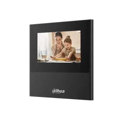 Видеодомофон Dahua DHI-VTH2611L-WP-BE Black (12782)
