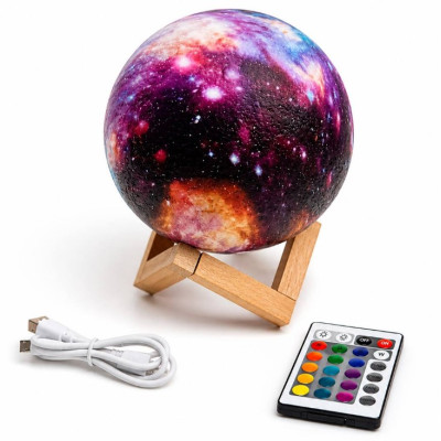 3D ночник Moon Lamp Луна 120 лм 500 mAh Разноцветный (M1030) 3D ночник Moon Lamp Луна 120 лм 500 mAh Разноцветный (M1030)