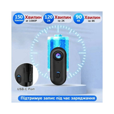 Экшн-камера No Brand 4K Wi-Fi Sports Black (H.265) Экшн-камера No Brand 4K Wi-Fi Sports Black (H.265)