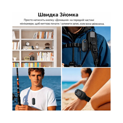 Экшн-камера No Brand 4K Wi-Fi Sports Black (H.265) Экшн-камера No Brand 4K Wi-Fi Sports Black (H.265)