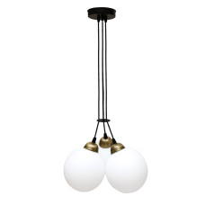 Світильник підвісний MSK Electric Luna d-150mm Е27 PL 202612-3R BK 300x1100 мм Чорно-бронзовий (622750)