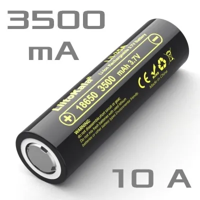 Аккумулятор 18650 LiitoKala Lii-35A 3500 mAh Li-Ion 10A 3.7V (19311-hbr) Аккумулятор 18650 LiitoKala Lii-35A 3500 mAh Li-Ion 10A 3.7V (19311-hbr)