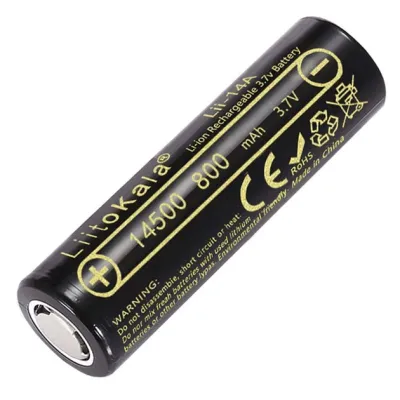 Аккумулятор AA 14500 LiitoKala Lii-14A 800 mAh Li-Ion 3.7V (19318-hbr) Аккумулятор AA 14500 LiitoKala Lii-14A 800 mAh Li-Ion 3.7V (19318-hbr)