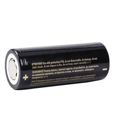 Аккумулятор 26650 Sofirn 5000 mAh Li-Ion 10A 3.7V (19303-hbr)