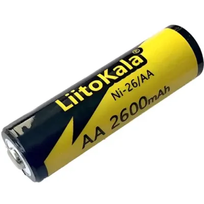 Аккумулятор AA/14500 LiitoKala Ni-26 2600 mAh Ni-MH 1.2V (19319-hbr)