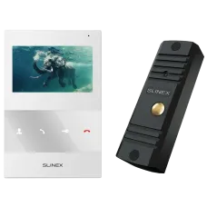 Комплект видеодомофона Slinex ML-16HD/SQ-04M Black/White (12819)
