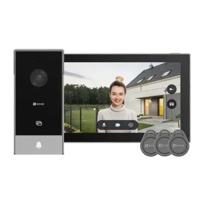 Комплект відеодомофону EZVIZ CS-HP5 2MP Black (12825) Комплект відеодомофону EZVIZ CS-HP5 2MP Black (12825)