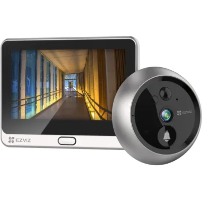 Комплект видеодомофона EZVIZ CS-DP2 3WPFBS/3MP Black/Silver (12826) Комплект видеодомофона EZVIZ CS-DP2 3WPFBS/3MP Black/Silver (12826)