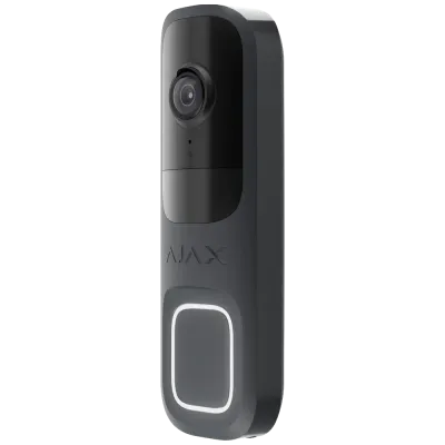 Видеозвонок Ajax Doorbell Graphite (12929) Видеозвонок Ajax Doorbell Graphite (12929)