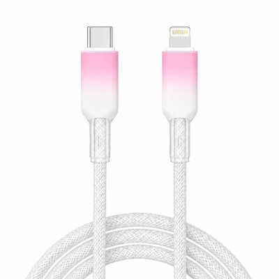 Кабель XON SmartCable Type-C-Lightning PD 20W 1м UniLink Рожево-білий (SU80CL2W1W 4845)