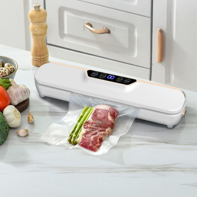 Кухонный вакуумный упаковщик Lesko HB-501 33х6 см Белый (14232-95840) Кухонный вакуумный упаковщик Lesko HB-501 33х6 см Белый (14232-95840)