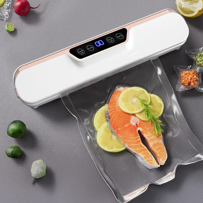 Кухонный вакуумный упаковщик Lesko HB-501 33х6 см Белый (14232-95840) Кухонный вакуумный упаковщик Lesko HB-501 33х6 см Белый (14232-95840)