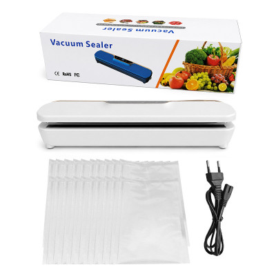 Кухонный вакуумный упаковщик Lesko HB-501 33х6 см Белый (14232-95840) Кухонный вакуумный упаковщик Lesko HB-501 33х6 см Белый (14232-95840)