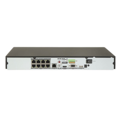 IP-відеореєстратор Hikvision DS-7608NXI-K2/8P(D) 8-канальний PoE 1U 4K AcuSense Black (12947)