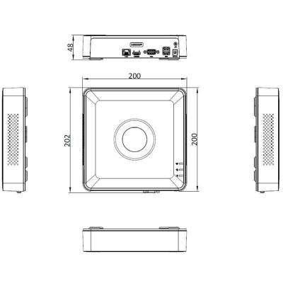 IP-відеореєстратор Hikvision DS-7108NI-Q1(D) 8-канальний White (12955) IP-відеореєстратор Hikvision DS-7108NI-Q1(D) 8-канальний White (12955)
