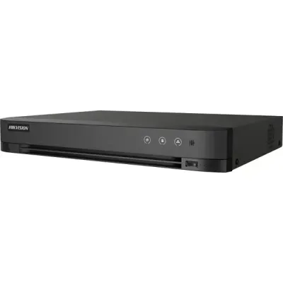 Видеорегистратор Hikvision iDS-7204HTHI-M1/XT 4-канальный 8MP 1U H.265 AcuSense Black (13037)