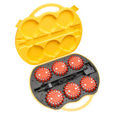 Комплект фонарей сигнальных Mactronic M-Flare 125х125х40 мм 6 шт Оранжевый (DAS3759)