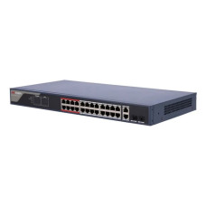 Коммутатор 26 портов управляемый Hikvision DS-3E1326P-EI(B) POE Синий (13084)