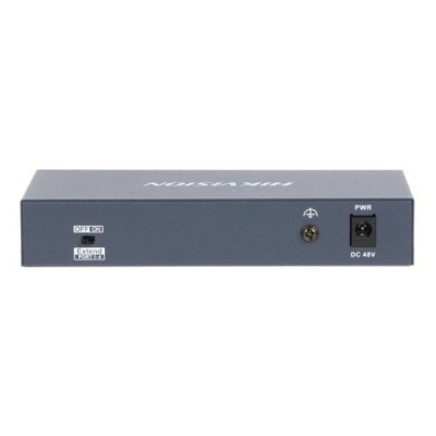 Комутатор 4 порти некерований Hikvision DS-3E0106HP-E POE Чорний (13089) Комутатор 4 порти некерований Hikvision DS-3E0106HP-E POE Чорний (13089)