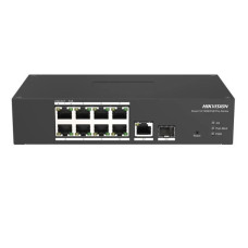 Коммутатор 10 портов управляемый Hikvision DS-3T1310P-SI/HS PoE Черный (13095)