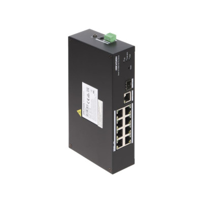 Комутатор 10 портів керований Hikvision DS-3T1310P-SI/HS PoE Чорний (13095) Комутатор 10 портів керований Hikvision DS-3T1310P-SI/HS PoE Чорний (13095)