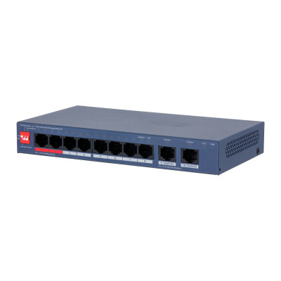 Комутатор 8 портів керований Dahua DH-CS4010-8ET2GT-110 Синій (13103)