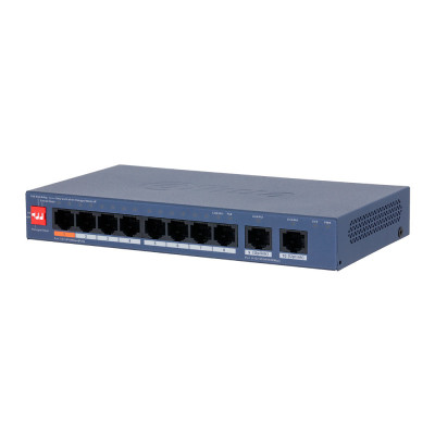 Коммутатор 8 портов управляемый Dahua DH-CS4010-8ET2GT-60 Синий (13104)