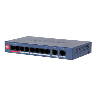 Комутатор 8 портів керований Dahua DH-CS4010-8GT-110-V2 PoE Синій (13113)