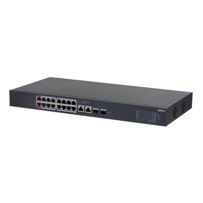 Коммутатор 20 портов управляемый Dahua DH-CS4220-16GT-190 PoE Черный (13114) Коммутатор 20 портов управляемый Dahua DH-CS4220-16GT-190 PoE Черный (13114)