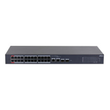 Коммутатор 28 портов управляемый Dahua DH-CS4226-24ET-375 PoE Черный (13116)