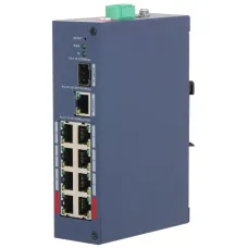 Коммутатор 10 портов управляемый Dahua DH-CHS4110-8ET-110 PoE Синий (13118)