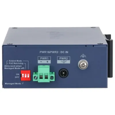 Комутатор 10 портів керований Dahua DH-CHS4110-8ET-110 PoE Синій (13118) Комутатор 10 портів керований Dahua DH-CHS4110-8ET-110 PoE Синій (13118)