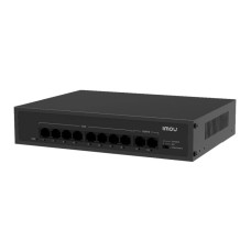 Коммутатор 10 портов неуправляемый IMOU SF110P Черный (13122)