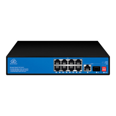 Коммутатор 10 портов неуправляемый Ewind EW-ES3010CG-AP Черный (13129)