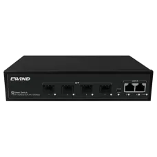 Коммутатор 6 портов неуправляемый Ewind EW-S3906G Черный (13134)