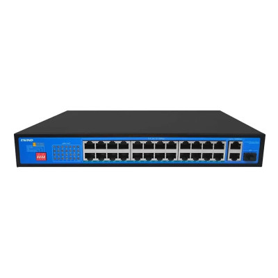 Коммутатор 27 портов неуправляемый Ewind EW-S1927CF-AP PoE Черный (13148)