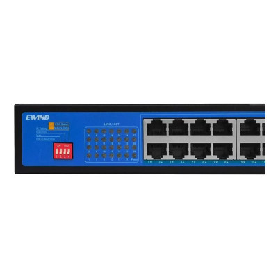 Коммутатор 27 портов неуправляемый Ewind EW-S1927CF-AP PoE Черный (13148) Коммутатор 27 портов неуправляемый Ewind EW-S1927CF-AP PoE Черный (13148)