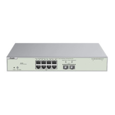 Коммутатор 10 портов управляемый Ruijie RG-NBS3300-8MG2XS-P PoE Серый (13160)