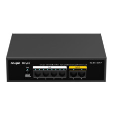 Коммутатор 6 портов неуправляемый Ruijie Reyee RG-ES106F-P PoE Черный (13166)