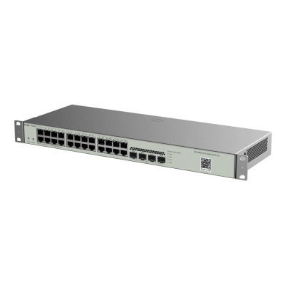 Коммутатор 24 порта управляемый Ruijie Reyee RG-NBS3100-24GT4SFP-V2 L2 Серый (13168)