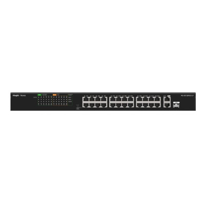 Коммутатор 26 портов неуправляемый Ruijie Reyee RG-ES126FGS-LP PoE Черный (13172) Коммутатор 26 портов неуправляемый Ruijie Reyee RG-ES126FGS-LP PoE Черный (13172)