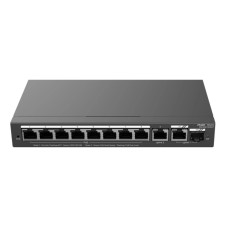 Коммутатор 10 портов управляемый Ruijie RG-ES210GS-P PoE Черный (13183)