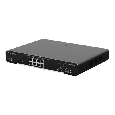 Комутатор 8 портів керований Ruijie RG-NBS3100-8GT2SFP L2 Чорний (13195)