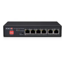 Коммутатор неуправляемый PoE Provision ISR PoES-0472GC+2G гигабитный с 4 портами PoE Черный (13205)