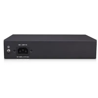Коммутатор неуправляемый PoE Provision ISR PoES-08120GC+2GI гигабитный с 8 портами PoE Черный (13207)