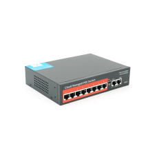 Коммутатор 8-портовый управляемый PoE Yoso YO208G-120 Черный (13215)