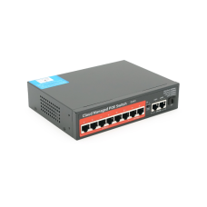Коммутатор 8-портовый управляемый PoE Yoso YO308G-120 Черный (13216)