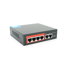 Коммутатор 4-портовый гигабитный управляемый PoE Yoso YO204R-52 Черный (13218)